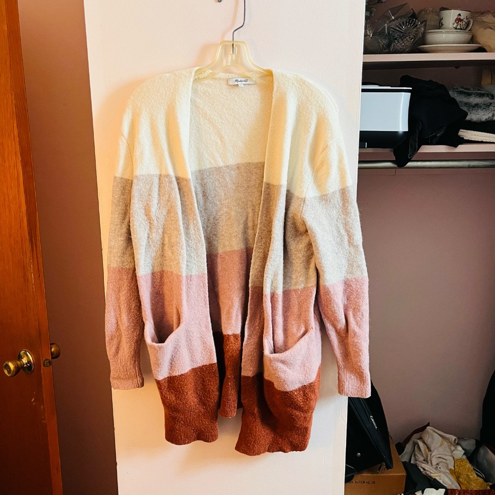 Colorblock Madewell Cardigan